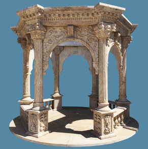 Stone Gazebo GZB-10
