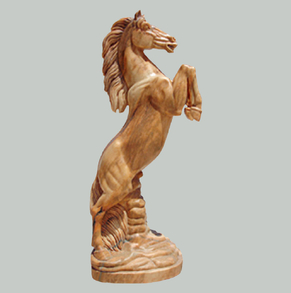 horse sculpture life size/gard