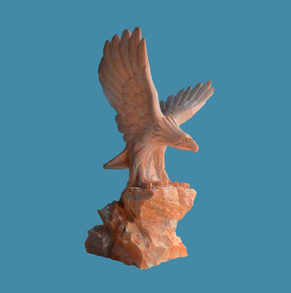 Carving and Stone Eagle Sculpt