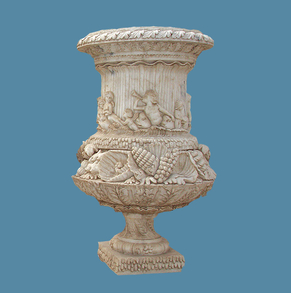 Antique Marble urn FLP-11