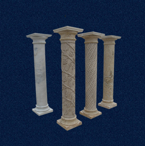 stone flower pots pillar/stone