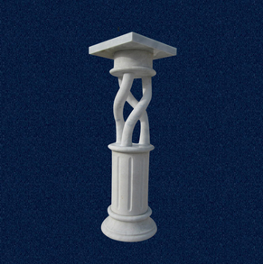 round marble columns/marble ho