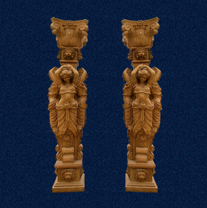 garden stone column pergola/ma