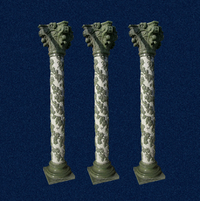 The Green marble column CL-016