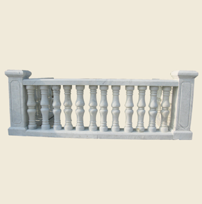 white marble balustrade BLD-01