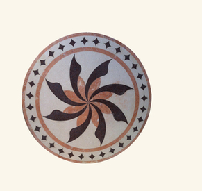 Marble Floor Medallion/Water J