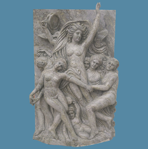 Light green marble relief RLF 