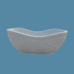White marble Bath tub Bathtub-