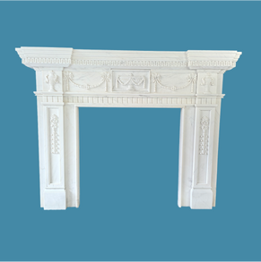 Carved large statuary marble f