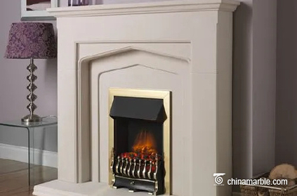 Why is the marble decoration yellow and dim?