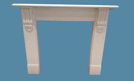 the marble fireplace/white marble fireplaces FP-041