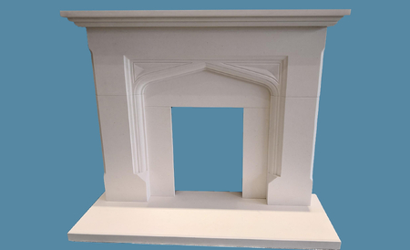 french fireplace mantle/antique fireplace FP-032
