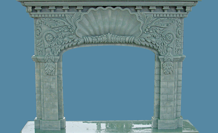 White Marble fireplace FC-FP25