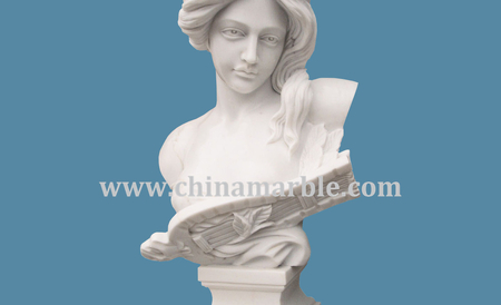 White Marble Bust MBT-08