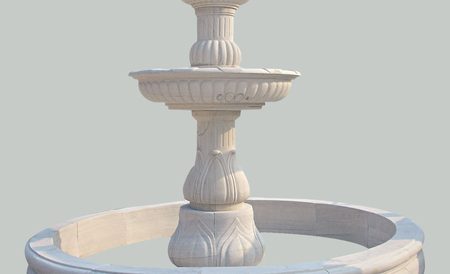 White marble modern fountain P-FTN05