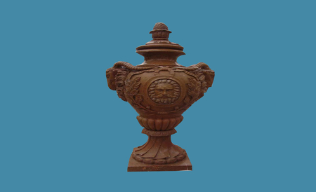 Brown-marble-urn- FLP-47