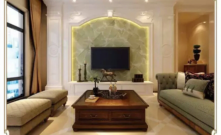 Setting wall of stone 01