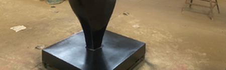 Stainless steel abstract sculpture BS-19