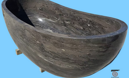 Dark Limestone Bathtub 38#