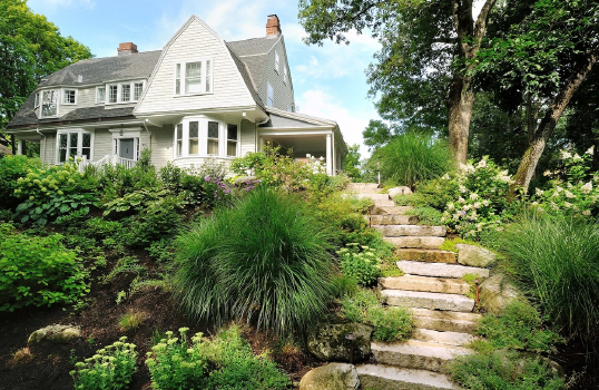 Enhance Your Garden Journey With Natural Stone Steps
