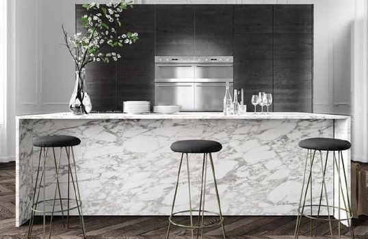 Marble and wood grain brick is goddess marriage