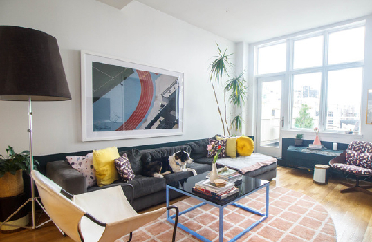 Color Energizes a Brooklyn Countertop Apartment