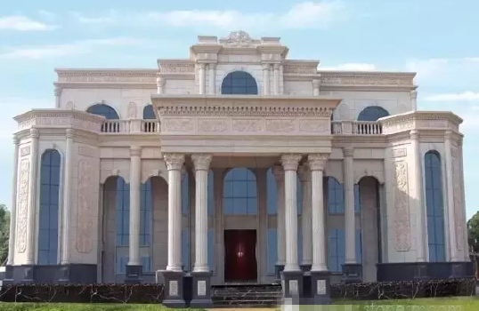 Stone villa theme exterior decoration