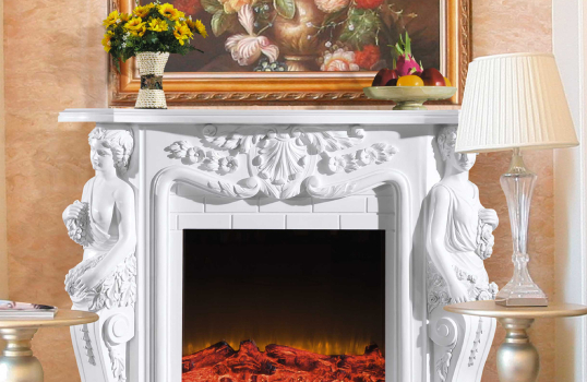 How to Caulk the Cracks in the Walls of a Fireplace Mantel