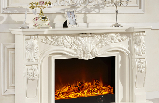 What's the minimum distance for a mantle above a fireplace s