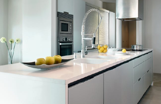Artificial Quartz kitchen top introduce