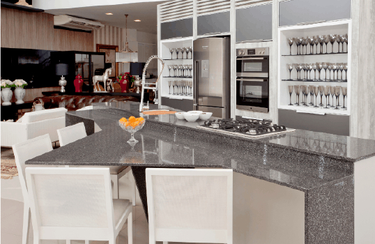Artificial Quartz kitchen top-American kitchens