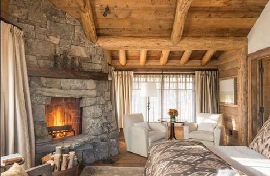 Nature slate-The Haunting at fireplace surrounded Manor