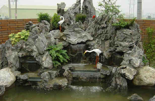 ledge stone factory-How to make a rockery with cement